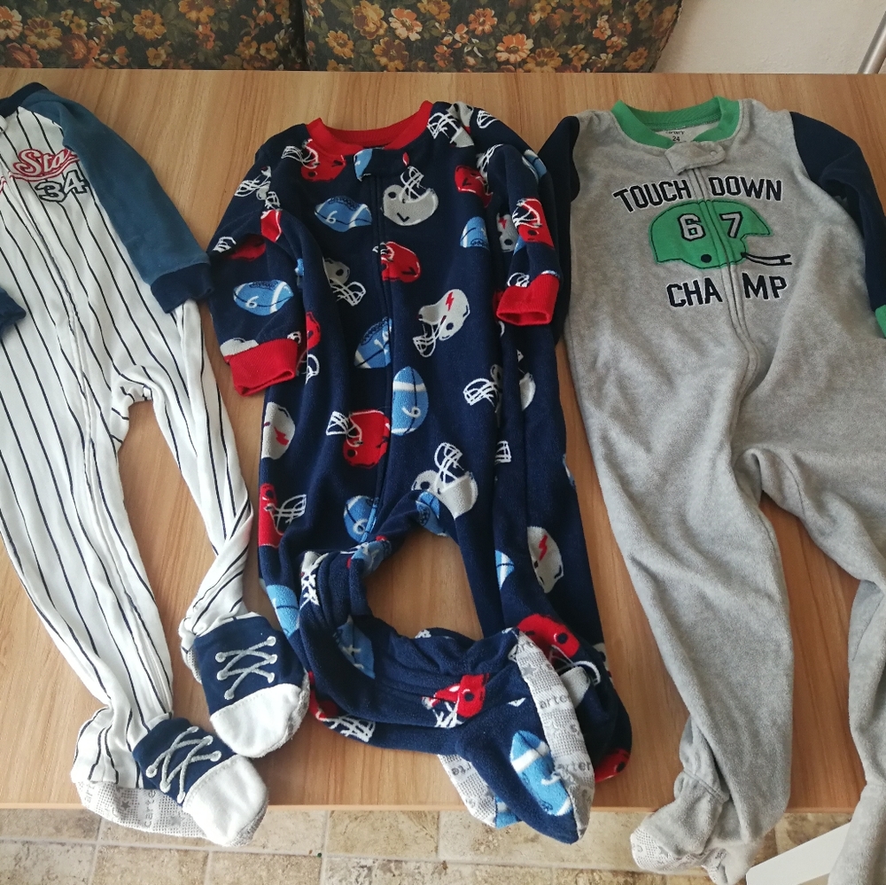 Sports Toddler Footie PJs